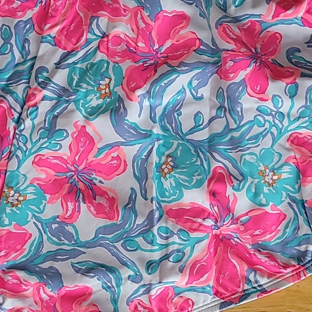 Lilly Pulitzer Dalhia One-Piece Swimsuit in Multi Beachside Haven Swim - Picture 9 of 10